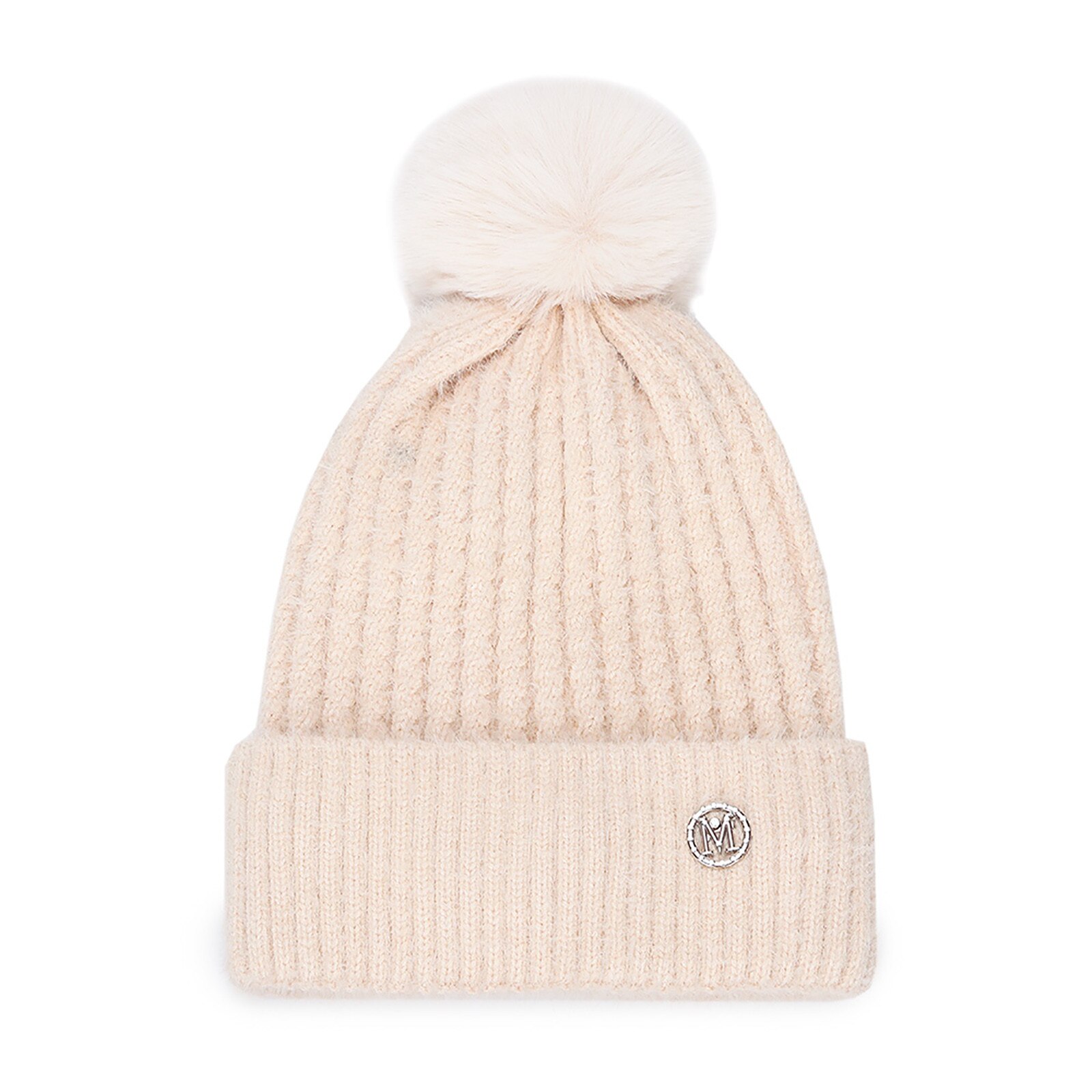 Gorro de lana cálido para mujer, gorro de lana cálido para Otoño e Invierno