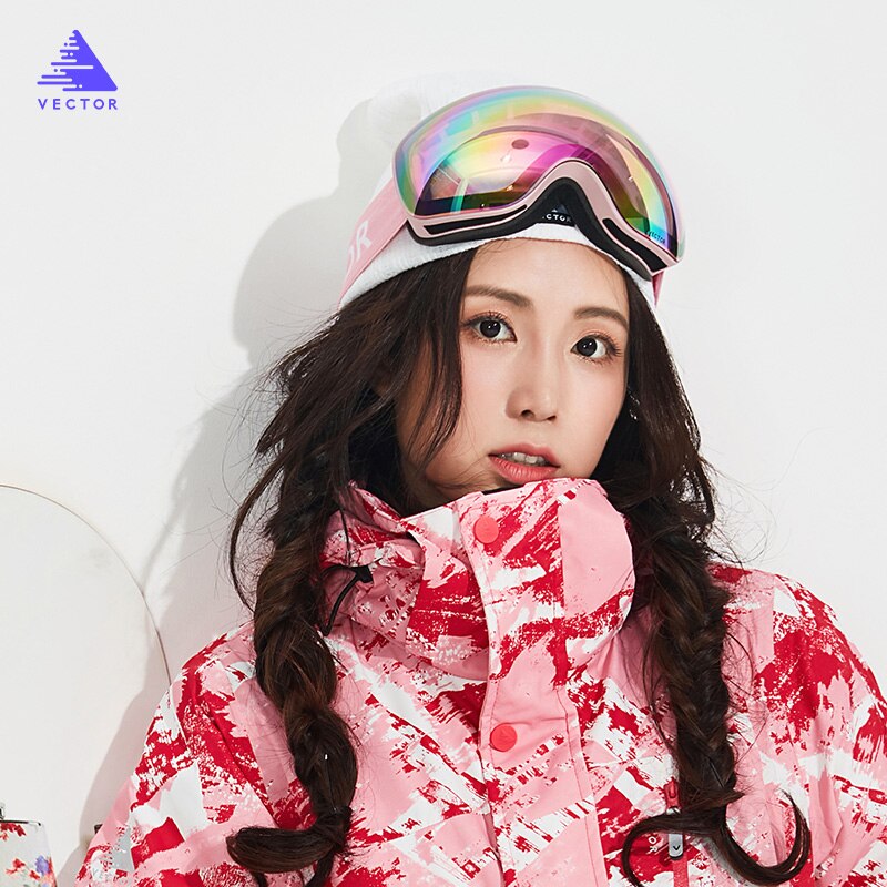 Skibrillen voor dames, skibrillen voor heren, sneeuwbrillen met 100% uv400 beschermingen, anti-condens, snowboardbrillen, skisportuitrusting