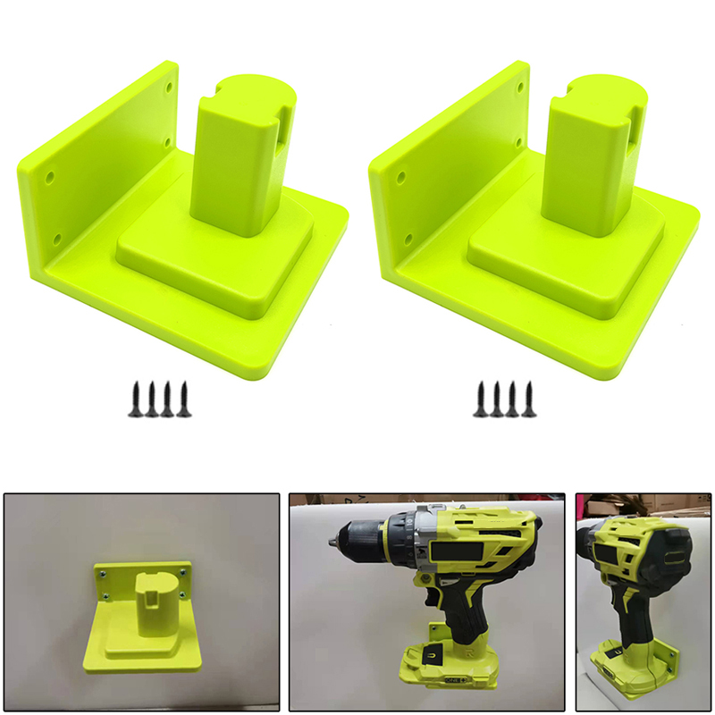 1pcs/ 2 pcs Tool Storage shelf Rack for Ryobi 18V One+ Drill Power Tool Wall Mount Stand Machine Bracket
