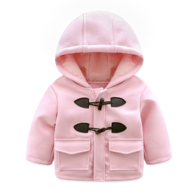 Ircomll Newborn Baby Girl Warm Jacket Cotton Hooded Fleece Soft Kids Clothes Girls Sweater Fur Coat: 4T