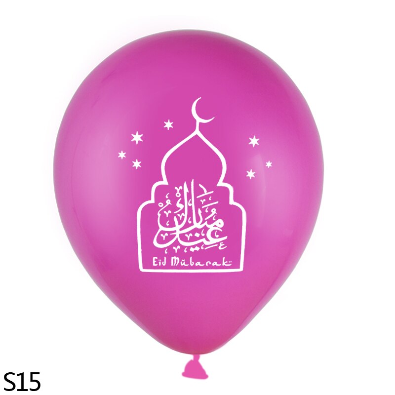 10 Stks/partij Eid Mubarak Decoratie Eid Latex Ballon Mubarak Letters Banner Ramadan Versieren Islamitische Ramadan Kareem Feestartikelen