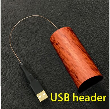 Hifi Audio Kabel Ground Loop Noise Isolator Gnd Zwart Gat Elimineren Statische Elektriciteit Power Purifier Elektronische: USB rose wood / 24awg silver
