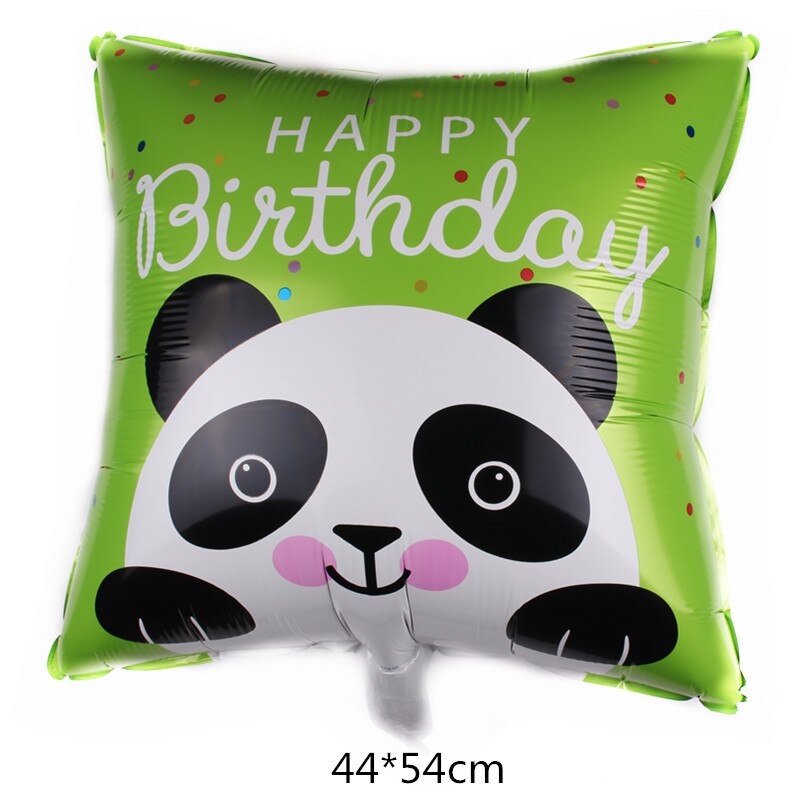 Sarjakuva eläin panda folio ilmapallo lasten ilmalelu siili kettu orava pesukarhu helium ilmapallo vauva suihku syntymäpäiväjuhla koristelu