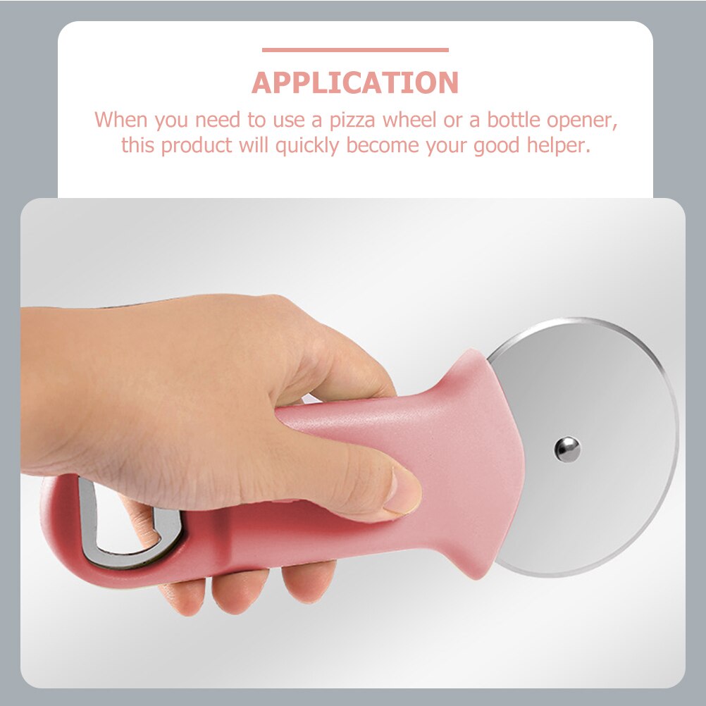 Dual-use Pizza Cutter Pizza Cutting Wheel Sharping Pizza Wheel Slicer for Kitchen