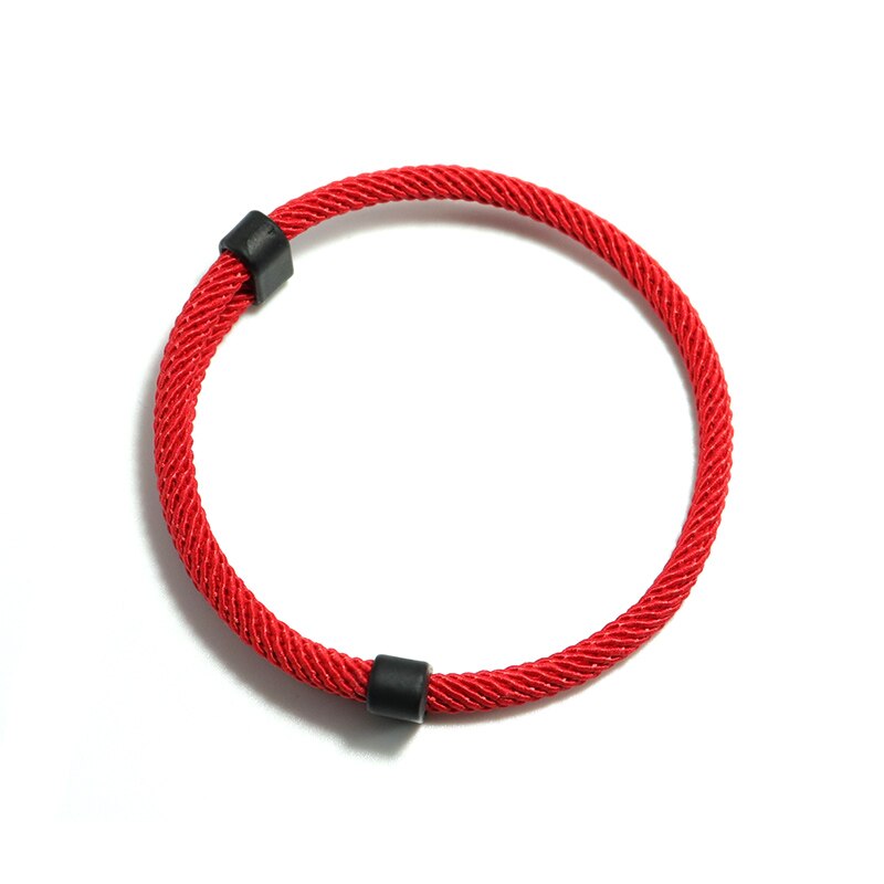 Minimalist Handmade 4mm Milan Rope Bracelet Charms Resizable Red Braclet For Men Women BFF Lucky Armband Jewelry