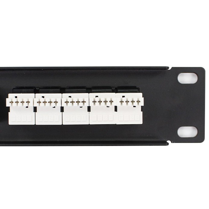 25-ports telefoon patchpaneel voice patchpaneel rack Standaard 19-inch rack 110 Terminal Interface (Modulaire)