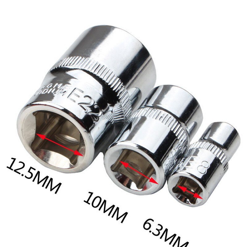 14 pièces/ensemble E Torx Star femelle Bit douille ensemble 1/2 "3/8" 1/4 "lecteur E4-E24 prise outil de réparation outil à main ensemble de