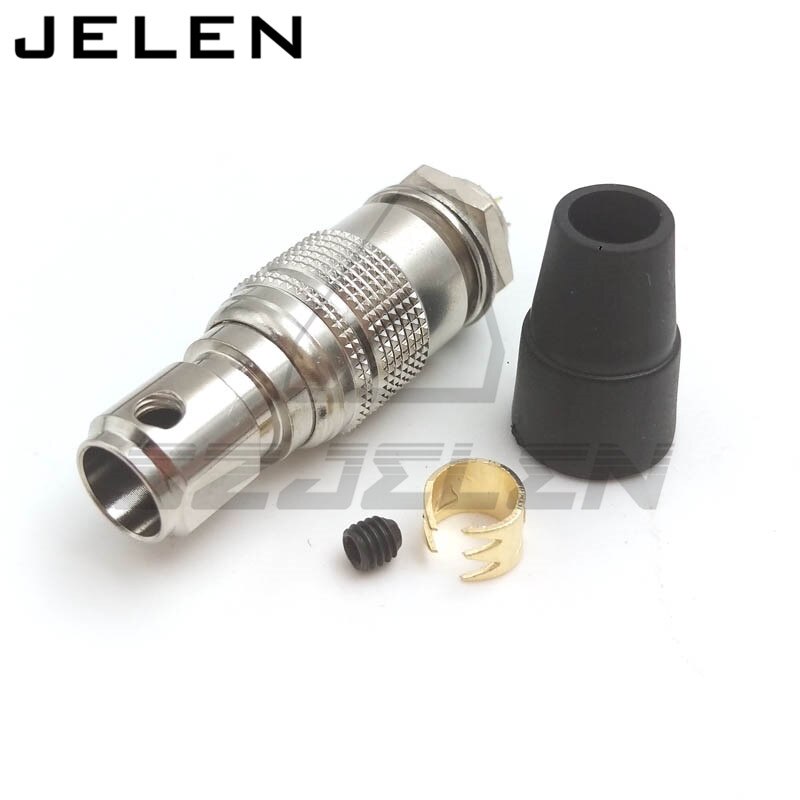 Hirose Connector Plug 6-pin plug (female) and socket (male), HR10A-7P-6s(73) and HR10A-7R-6P, 6pin hirose connector