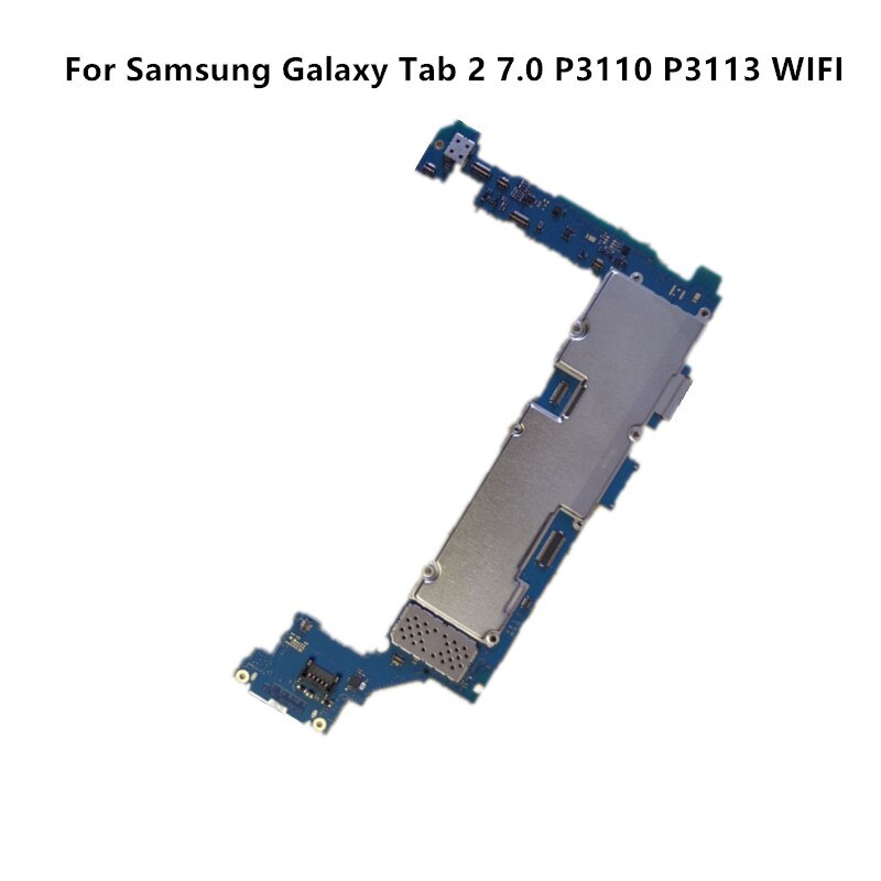 Funcionamiento completo desbloqueado Original para Samsung Galaxy Tab 2 7,0 P3110 P3113 placa base con WiFi lógica madre circuito placa