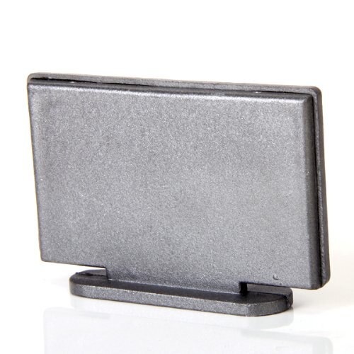 Casa delle bambole In Miniatura Widescreen LCD A Schermo Piatto TV con Telecomando Grigio