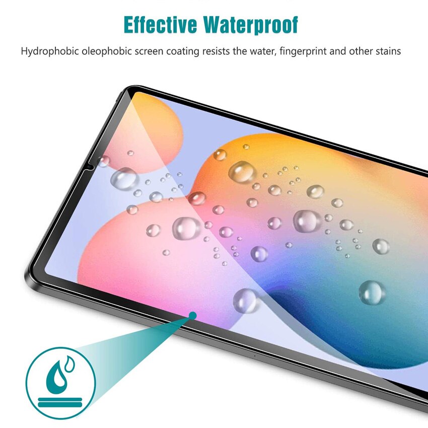 Voor samsung tab  s6 lite 10.4 inch screenprotector voor galaxy tab  s6 lite 10.4 sm-p610 p615 gehard glas guard flim