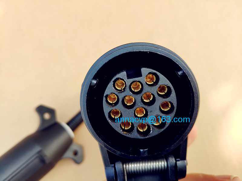 CVP trailer plug adapter 13 pin trailer socket to 7 pin RV blade plug connector plug trailer boat truck trailer parts