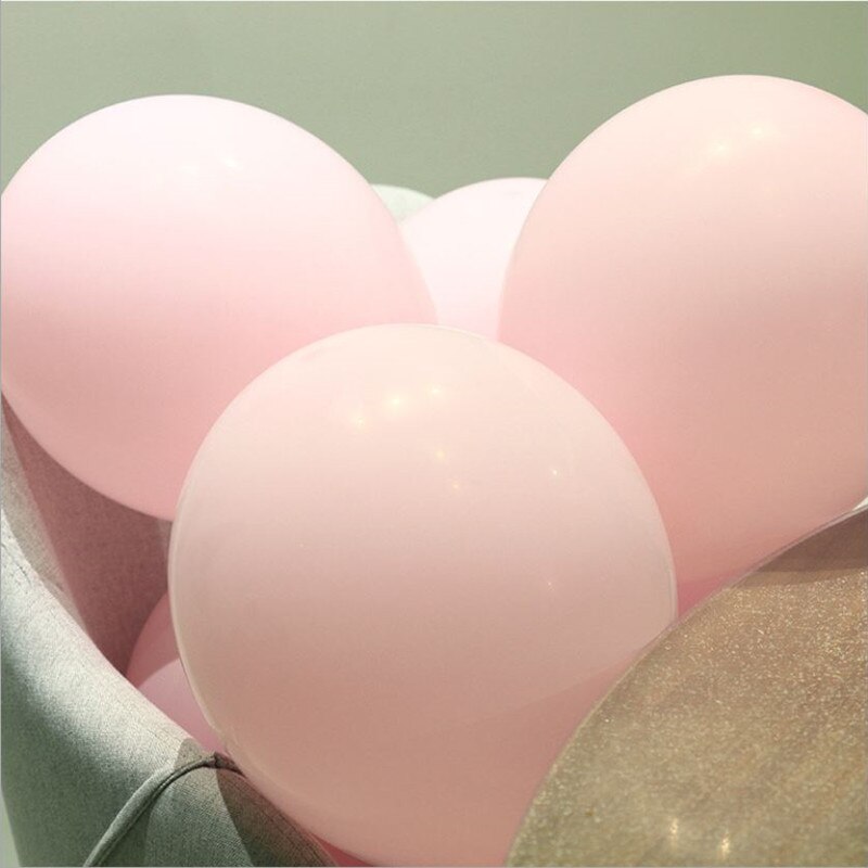 A lot Matte Pure Pink Balloons Wedding Decoration Birthday Party Baby Shower Round Helium Ballon 5inch12inch 18inch 36inch