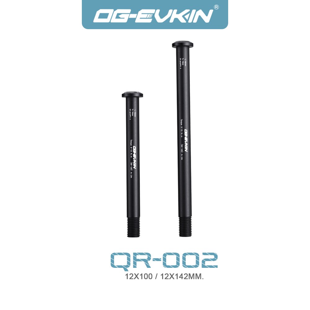 Freno de disco de OG-EVKIN, liberación rápida, M12, P1.5, eje pasante, 12x142mm, trasero/12x100mm, brochetas delanteras para bicicleta de carretera, eje pasante