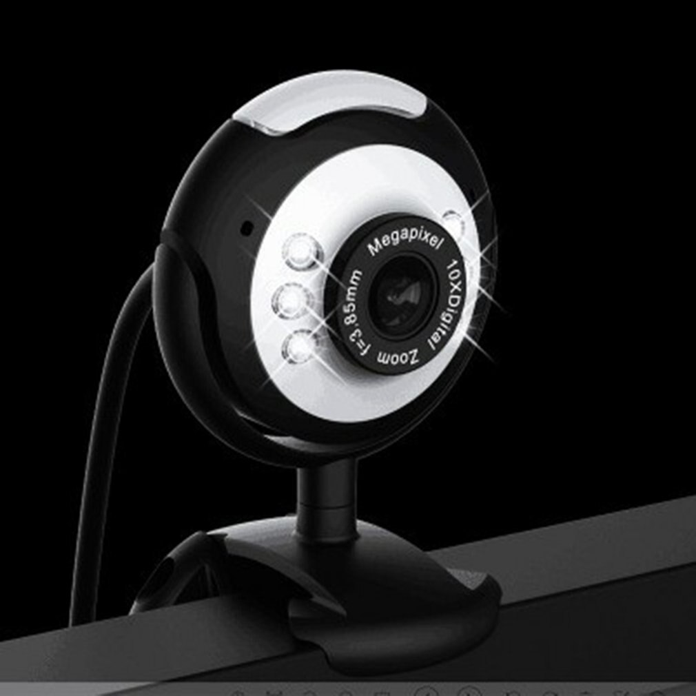 Draagbare Usb Computer Camera Video-opname Hd Web Camera Met Microfoon En Flash Autofocus