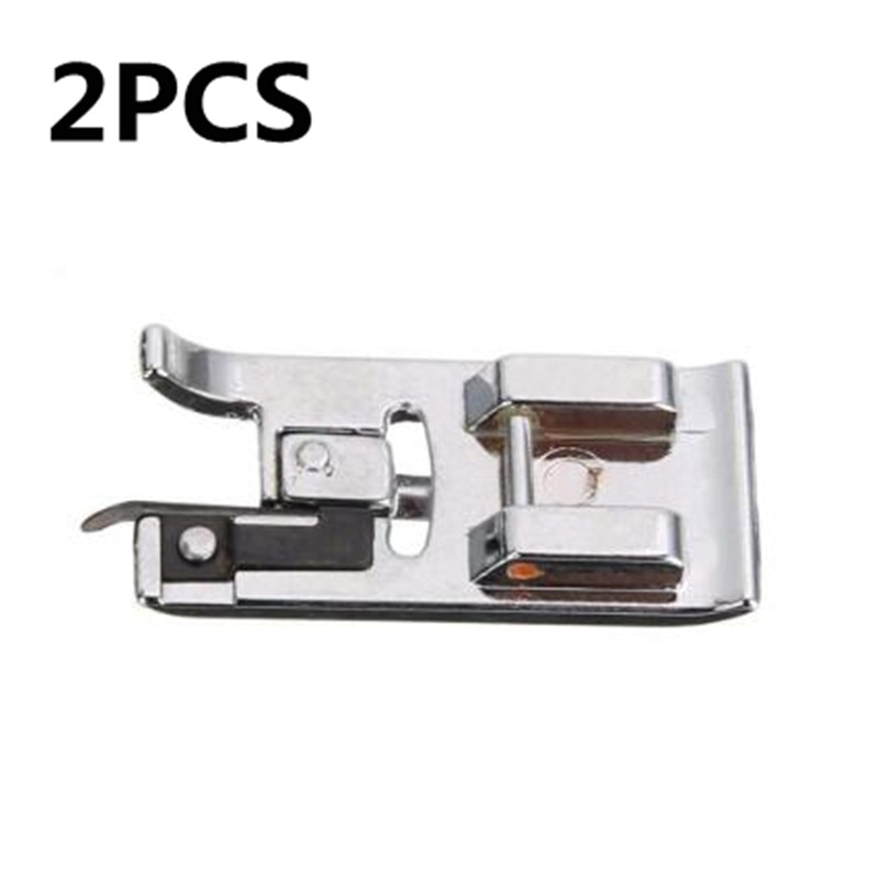 2pcs naaimachine accessoires Overlock Overedge Afwerken Naaimachine Presser Rolzoomvoet Tool yj222-1