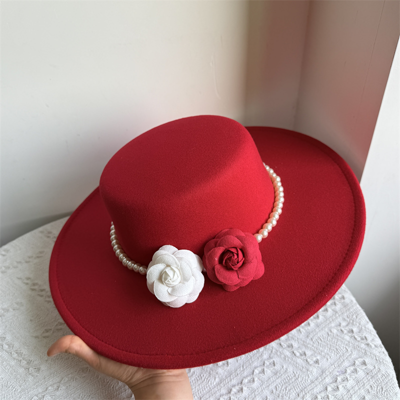 Fedora's met 9 cm rand, platte hoed met brede rand, panamese dames heren jazzhoed, kerkhoed, Britse dames fedora's, herenhoed