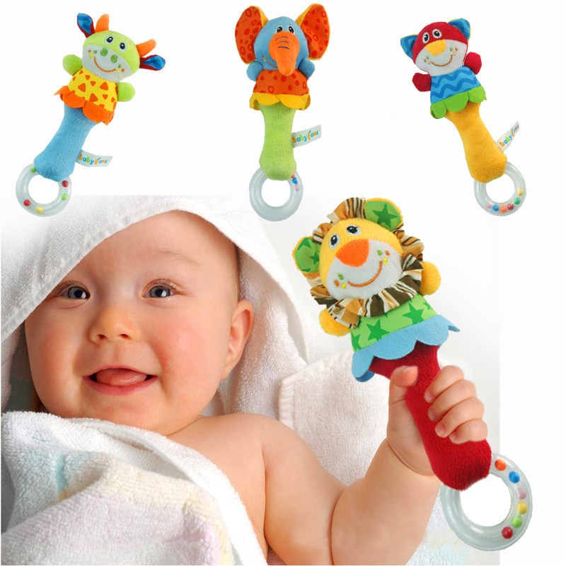 Baby Spielzeug 0-12 Monate Brinquedos Nette Ebene Kleinkind Rasseln & Handys Kleinkind Plüsch Lernen Produkte freundlicher