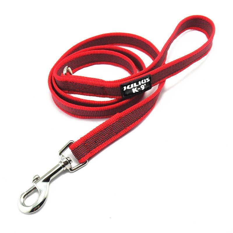 Pet Dog JULIUS K9 Harness Collar Nylon Training Traction Rope Leash Medium Large Dog Traction Belt Strong Outdoor