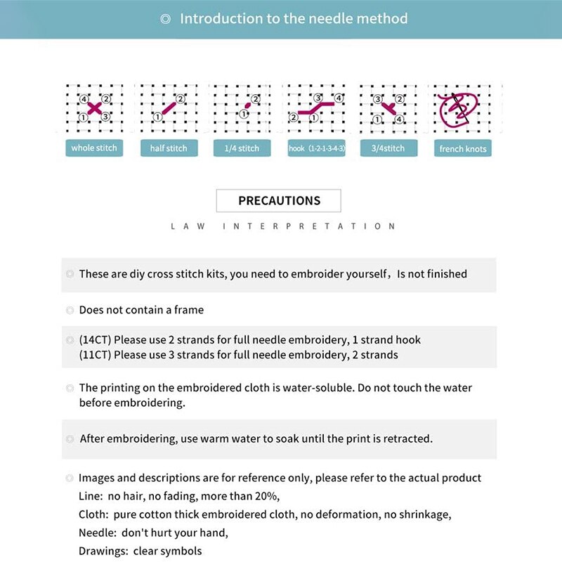 Cross Stitch Kits Stamped Full Range of Embroidery Starter Kits for Beginners DIY 11CT - Babies Play in the Beach