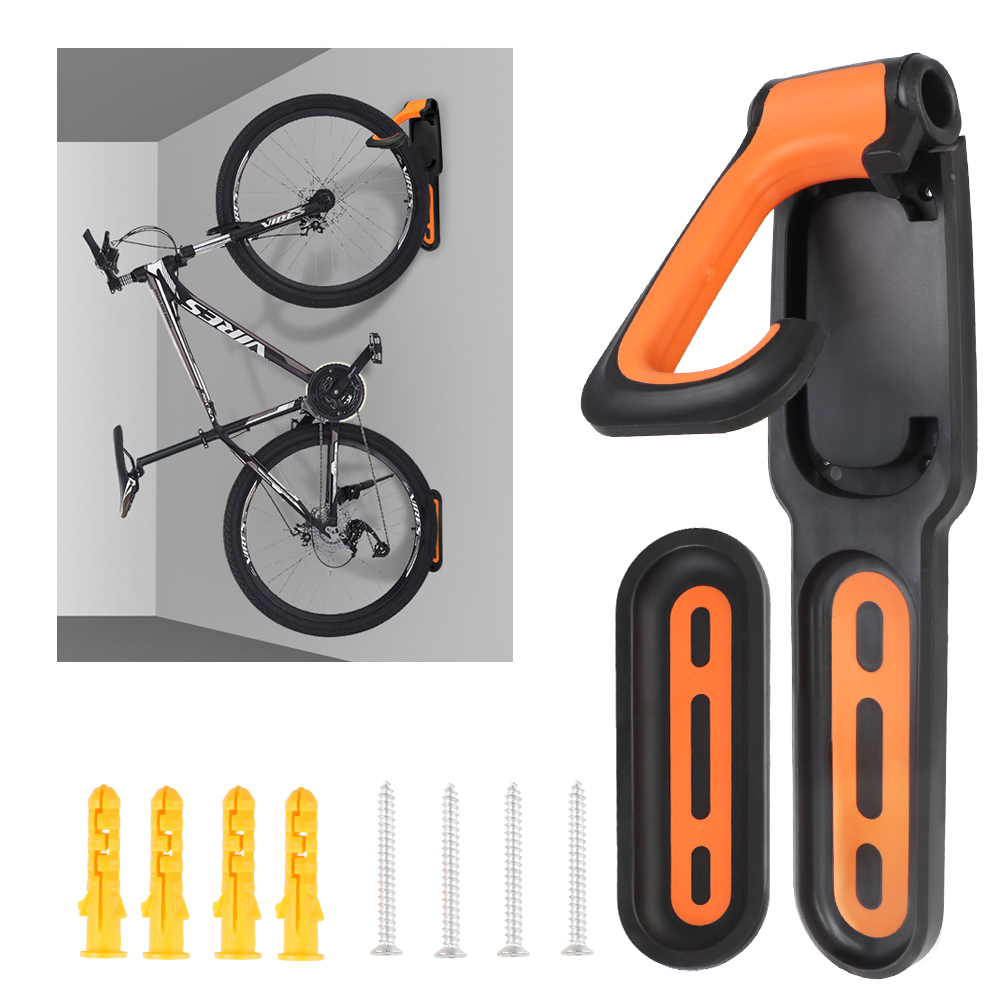 Bike Support Stand Bracket Holder Fixed Hanging Hook Bicycle Wall Mount Rack Foldable Child Mtb Road Bike Storage