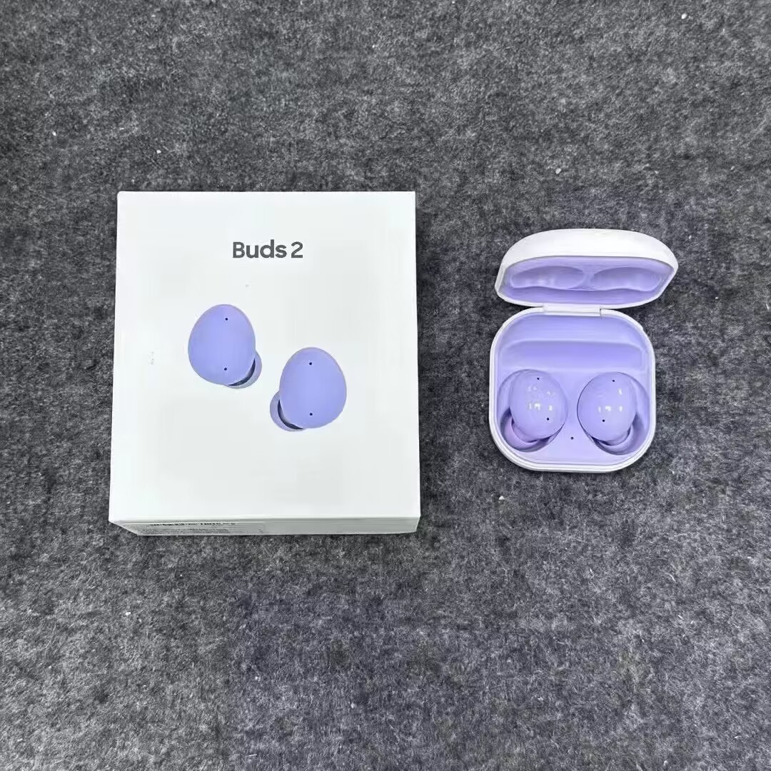 Buds 2 r177 langattomat bluetooth-kuulokkeet tws stereo mini korvanapit urheiluun pitkä akunkesto: Violetti