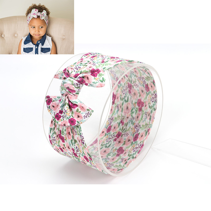 Headwrap Girls Hair Band Nylon Headband Newborn Baby Hairband Bowknot Turban Baby head wear 0-3 Years: J
