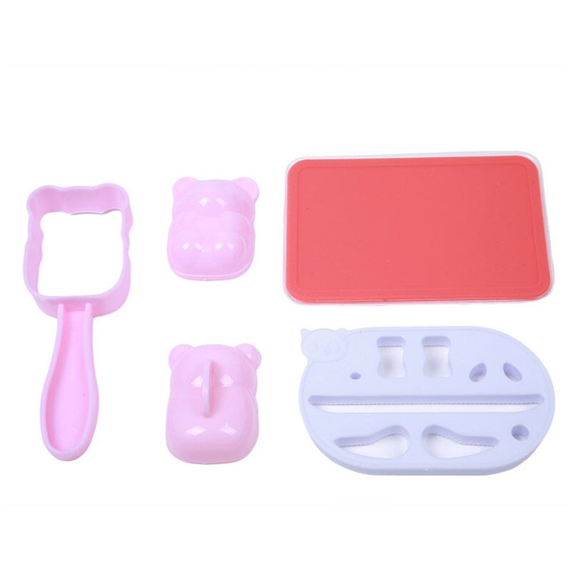 3D creativo fai da te bella panda stampi per palline di riso Sushi Onigiri stampo Sushi creatore bazooka Bento strumenti di cottura accessori