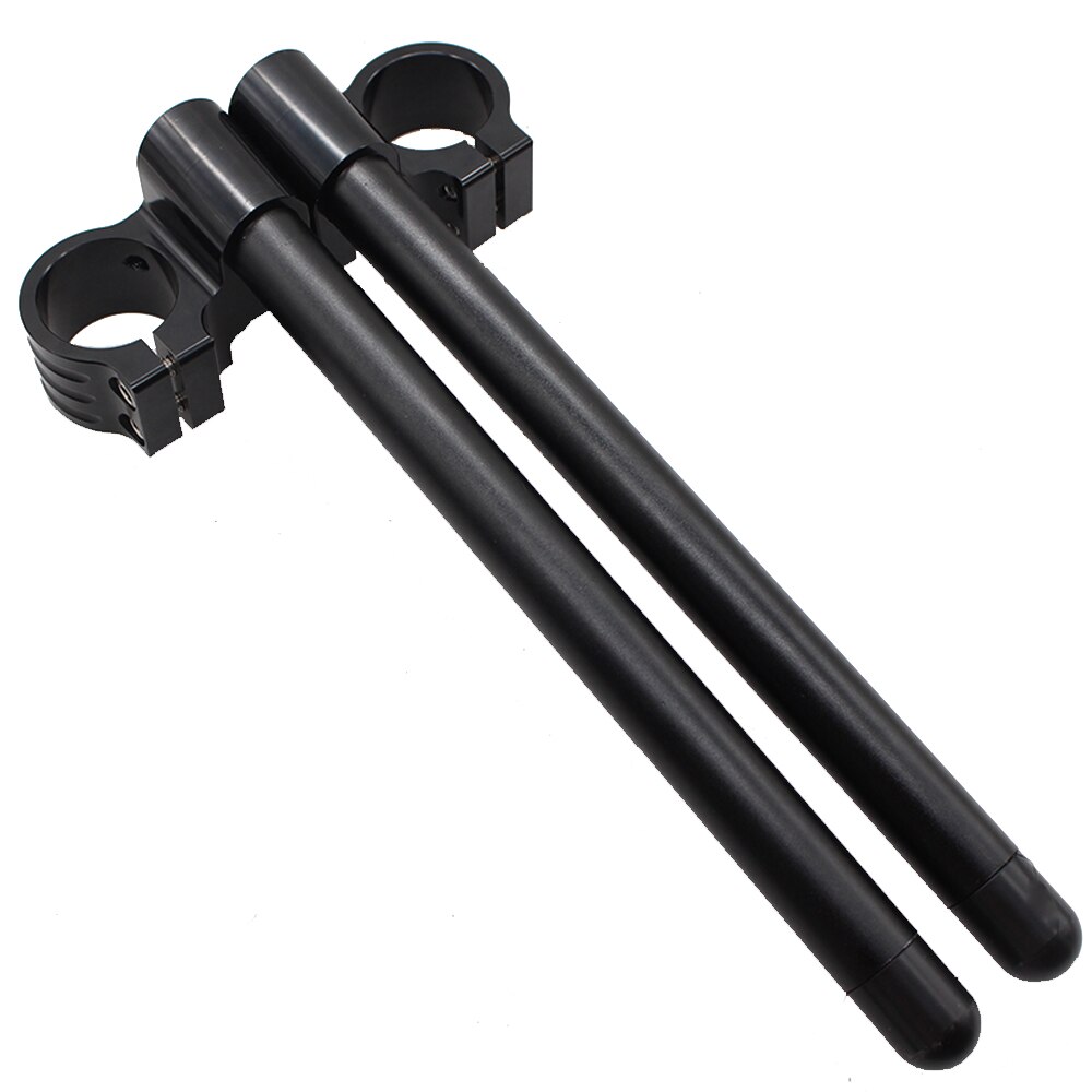 For Universal CNC Aluminum Motorcycle Riser Handlebar Clip-Ons Fork Handle Bars Clip ons Motorbike Handlebar
