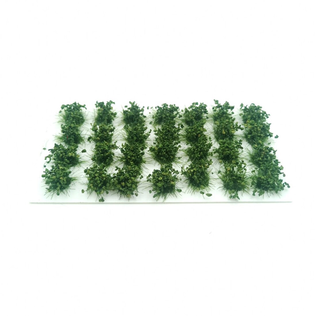 28 stk / sæt simuleret busk landskab miniature model scene til 1:35/1:48/1:72/1:87 skala sandbord miniaturer landskab - grøn: Default Title