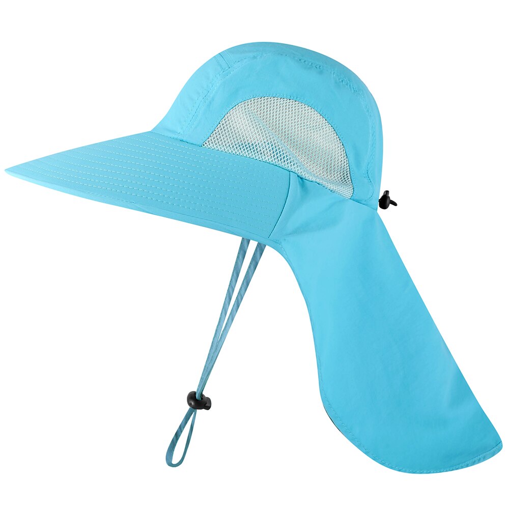 Wide Brim Unisex Sun Hat Fishing Cap with Neck Flap for Travel Camping Hiking Boating fishing cap Carp Fishing Pesca