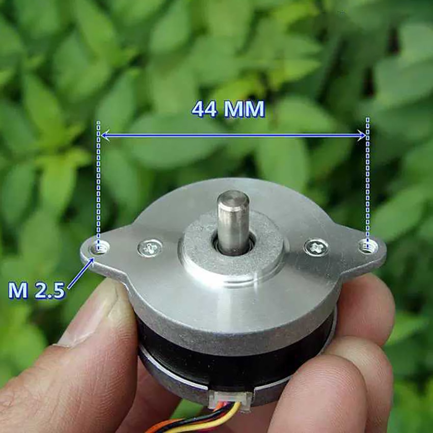 1PC Precision 0.9 degree 36 Stepper Motor With 16 Gear 2 Phase 4 Wire 36HM002 Mini Stepping Motor Synchronous Monitoring Motors