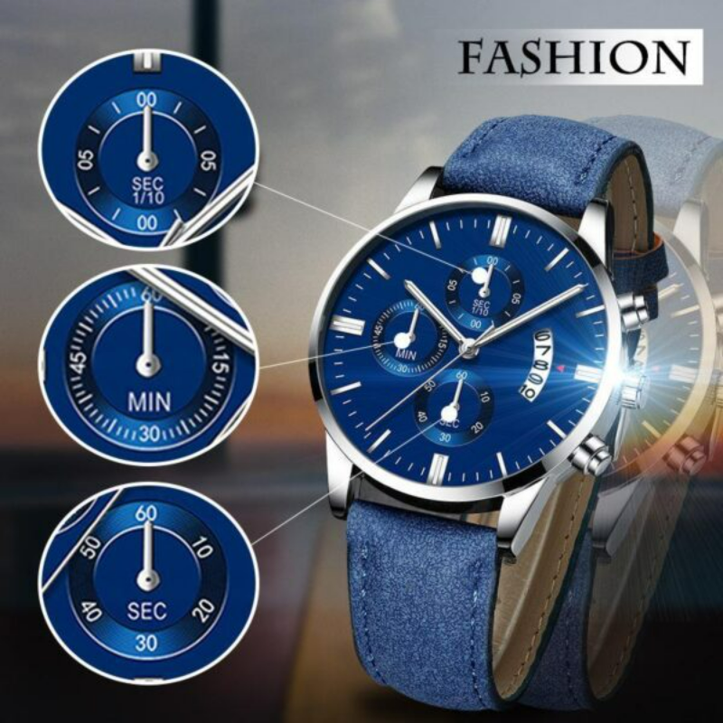 2023 Mode Heren Horloges Luxe Zwart Roestvrij Staal Quartz Horloge Voor Man Zakelijk Horloge Voor Mannen Kalender Klok Reloj