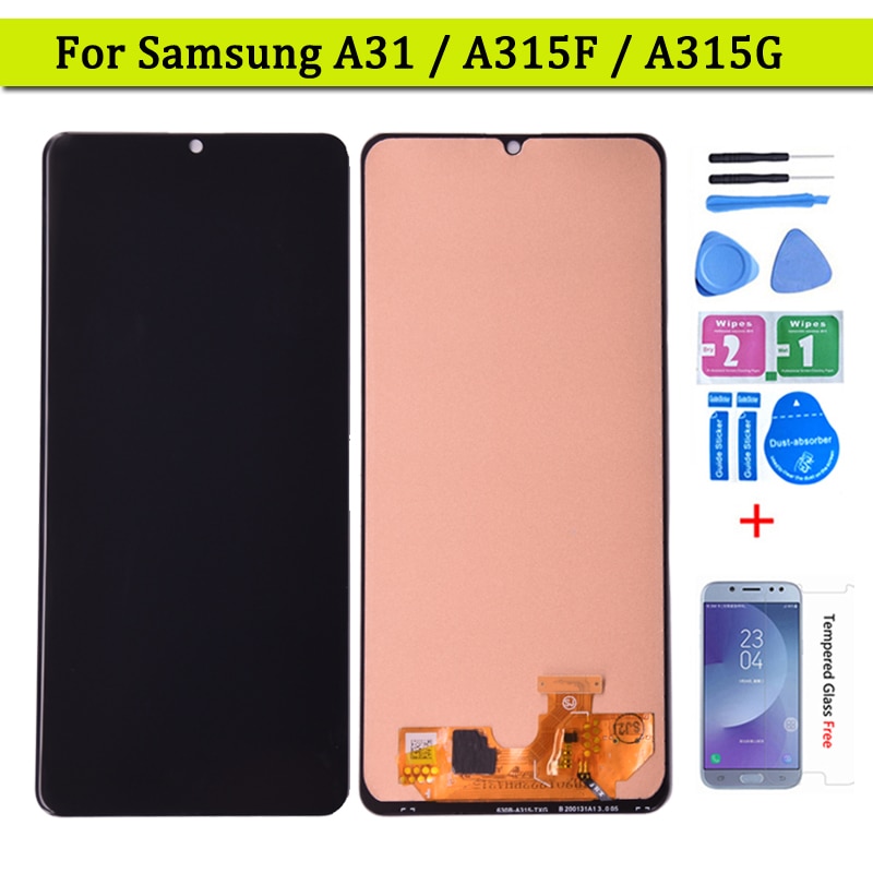 Bloc écran tactile LCD, 6.4 pouces, pour SAMSUNG GALAXY A31 A315 A315F/DS A315G SM-A315F