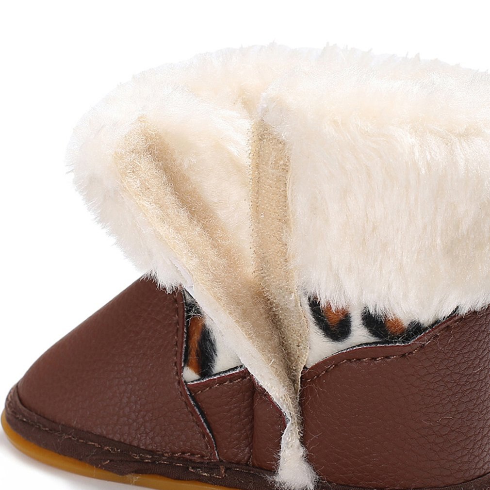 Neugeborenen Winter Weiche Warme Baby Mädchen Schnee Stiefel Ersten Wanderer Kleinkind Stiefel
