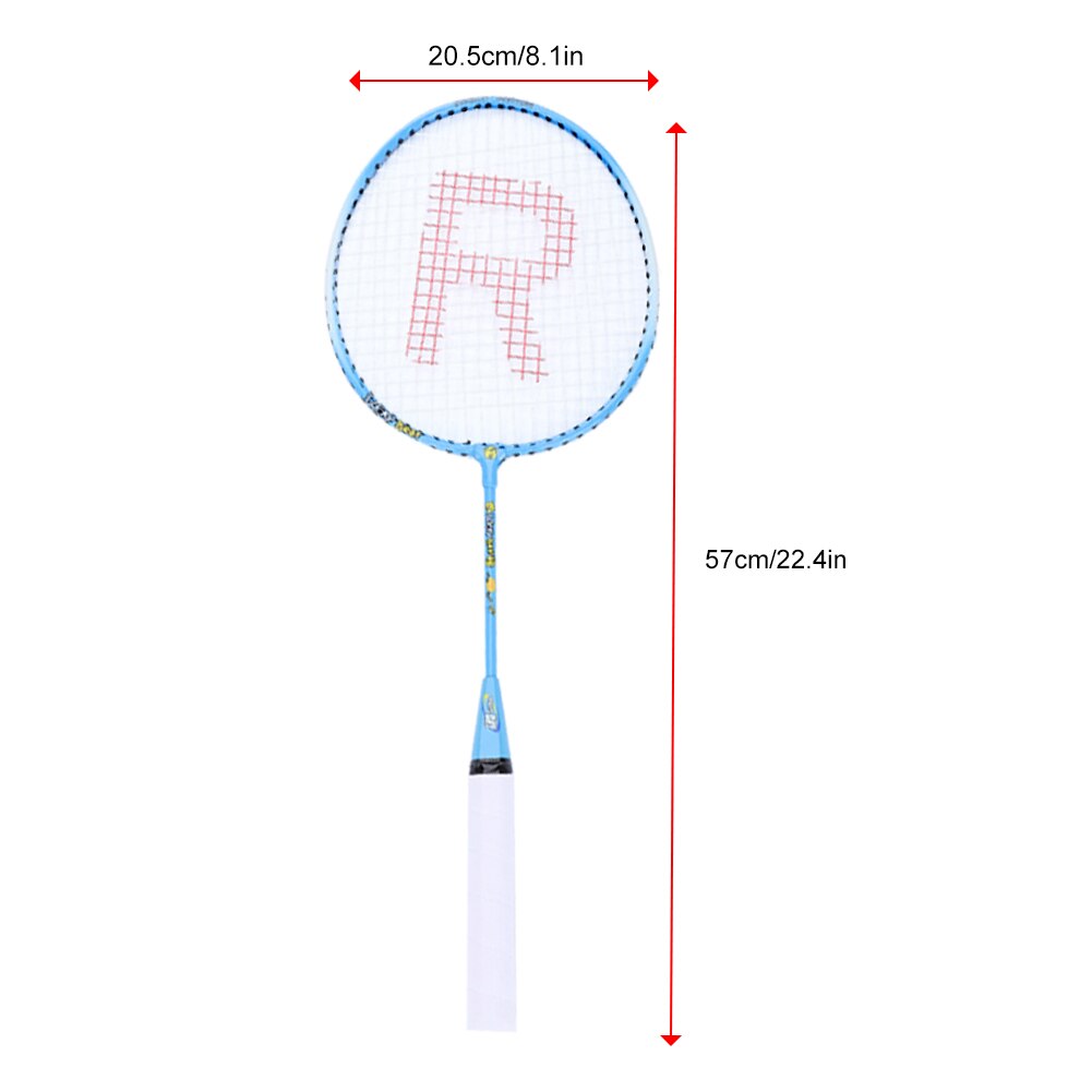 Raquette de Badminton à motif de dessin animé, en alliage de fer, Durable, antirouille, à la , pour l&#39;entraînement des débutants et des enfants