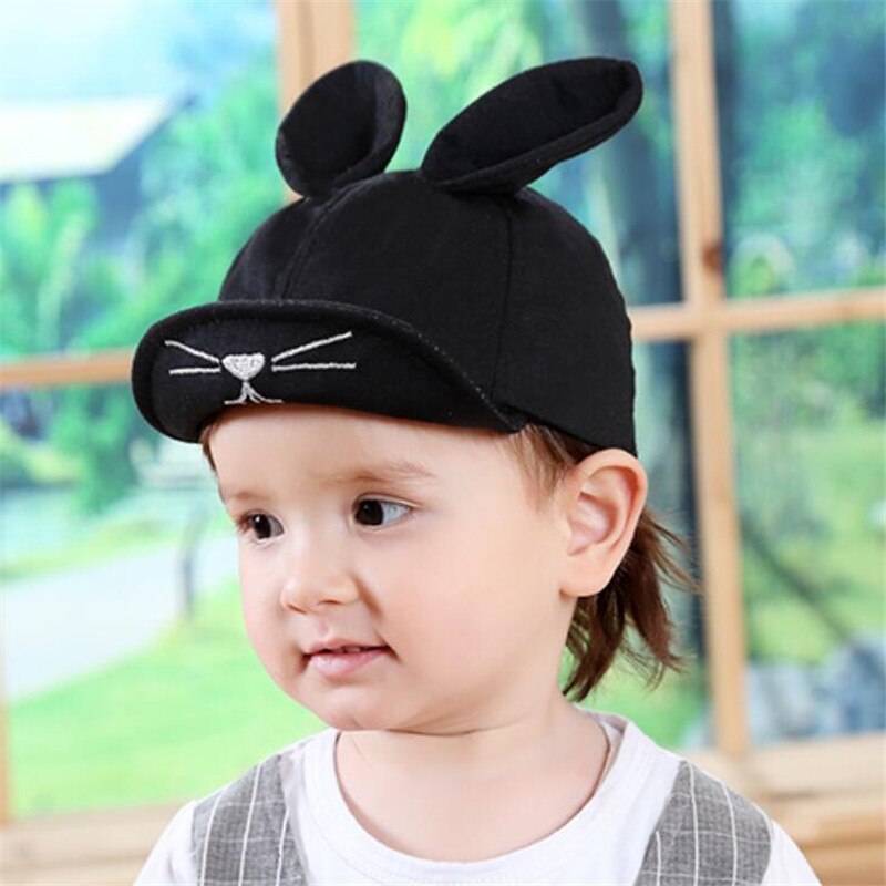 Chapeau de bébé garçon avec oreilles mignonnes, casquette de baseball en coton pour bébé, chapeaux de soleil d'été pour bébé, casquettes pour enfants