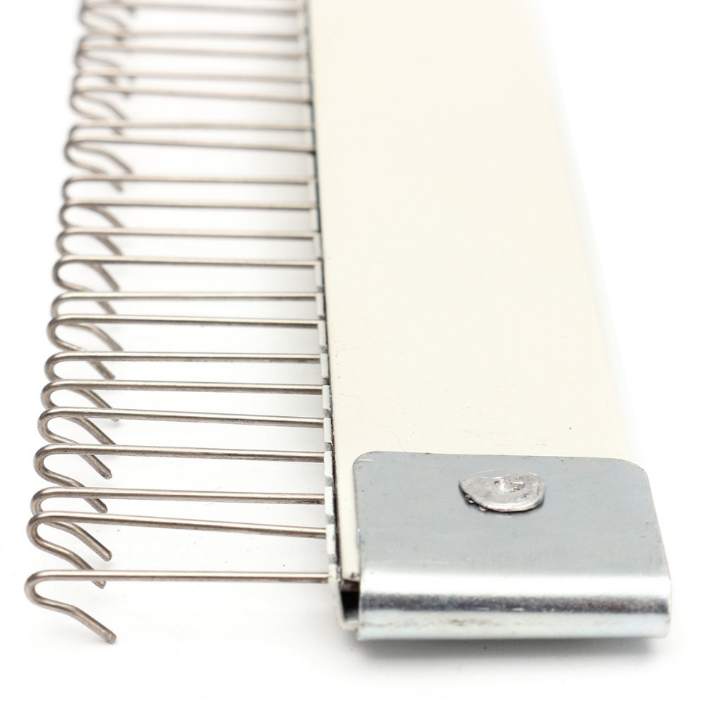 Praktische 18 ''/46 Cm Rvs Silver Cast Op Kam Breien Machine Voor Alle 4.5 Mm/9 mm Brother Breimachine Naald Deel