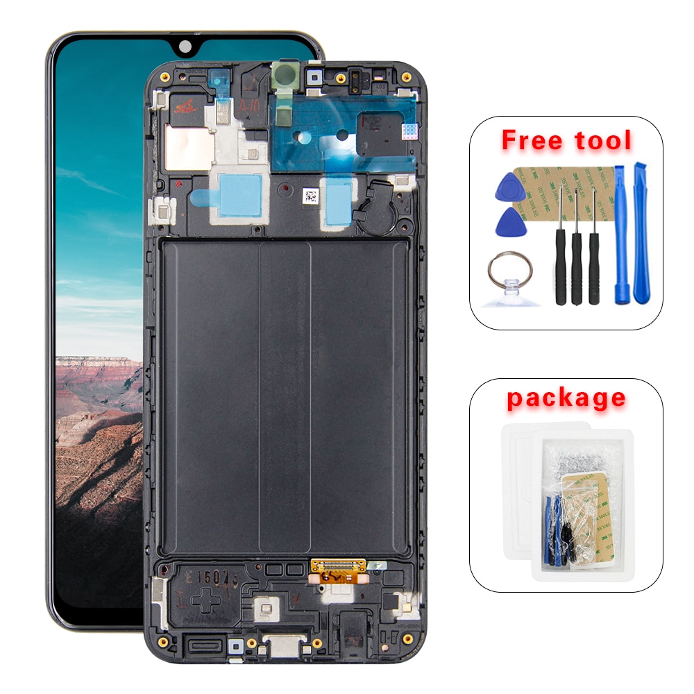 Voor Samsung Galaxy A30 A305 A305F A305FD A305A Lcd Touch Screen Digitizer Vergadering Voor Samsung A30 Lcd Met Frame