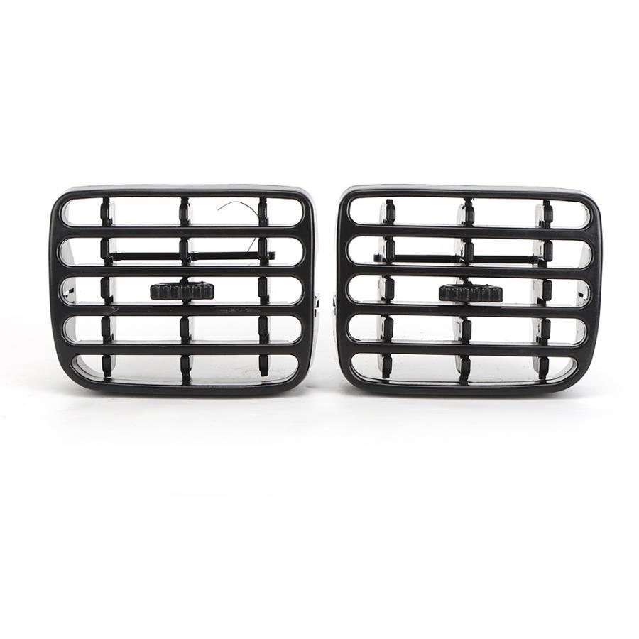 1 para kratka nawiewu powietrza rama deski rozdzielczej lewego prawego AC odpowietrznik grill pasuje robić RENAULT CLIO MK2 1998 1999 2000 2001-2006 ABS