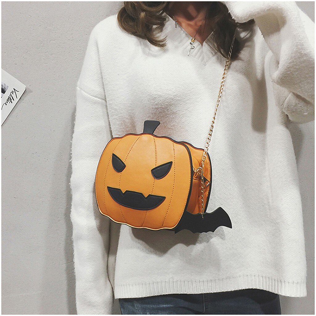 Chic Stijl Zakken Voor Vrouw Dame Pompoen Lamp Halloween Schoudertassen Ins Bag Pasen Selling Crossbody Tassen