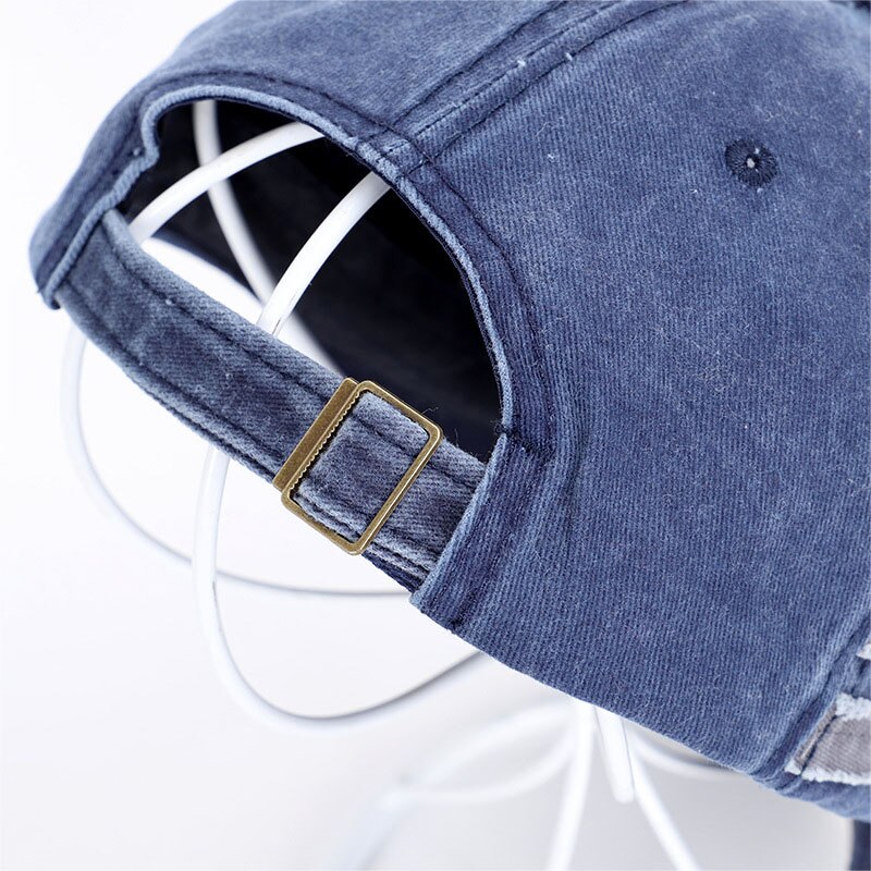 6 farve baseball kasket mænd kvinder snapback bomuld vasket denim hat kvinder vintage casquette brev far hat gorra hombre