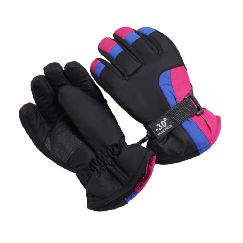 Winter Sneeuw Handschoenen Waterdicht Winddicht Polyester Warmte Sneeuw Sport Ski Snowboard Koud Weer Road Fietsen Necessaries: 5