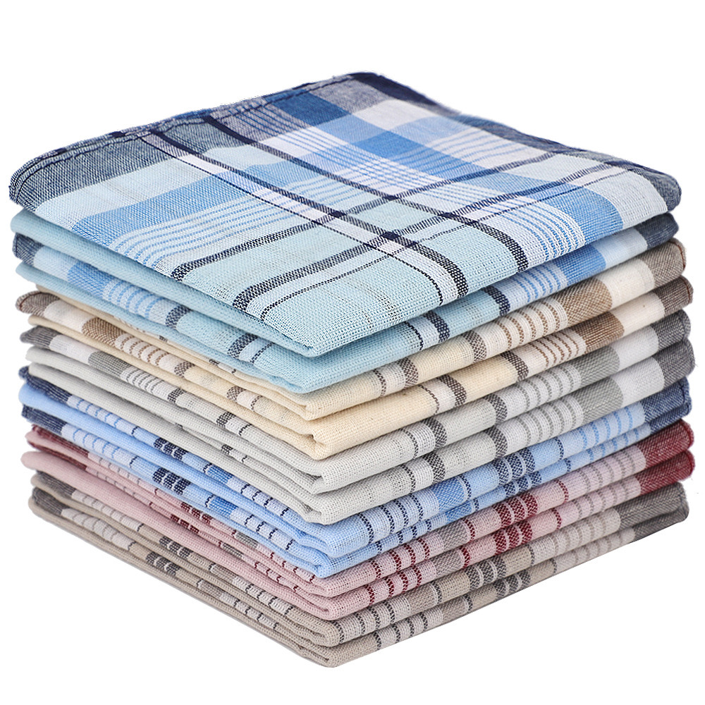 12 paquetes de pañuelos suaves y cómodos de algodón puro, pañuelos unisex, suministros de boda para temporada de boda, recuerdos, toallas para pantalones con bolsillo con solapa