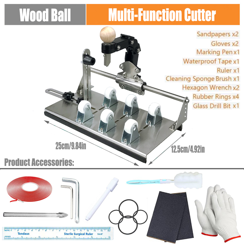 Glass Bottle Cutter Tool DIY Square Round Wine Beer Glass Sculpture Cutter Machine Beer Glass Cutting Bottle Holder: WHITE
