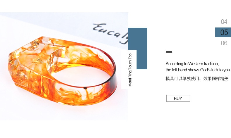 Metal Ring 16/17/18mm Ring Tool Touch Tool for Making Jewelry Ring UV Resin Epoxy Mold Jewelry Accessories