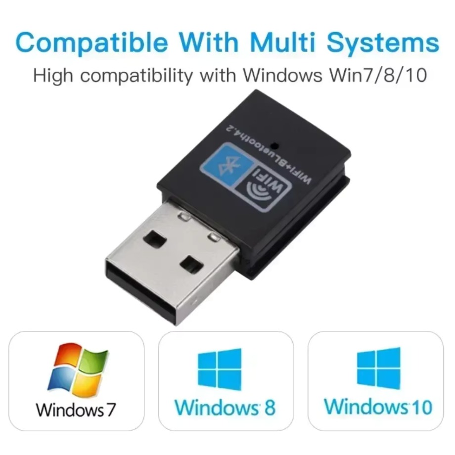 150Mbps USB WiFi Bluetooth Adapter 2 in 1 Dongle Dual Band USB Wifi Adapter USB BT Adapter Wireless Network Card For PC