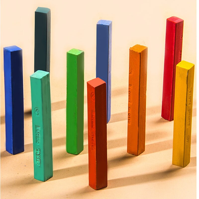 12/24/36/48 farger marley kritt maling myke tørre fargestifter vannløselige fargestifter sett for kunstmaling forsyninger