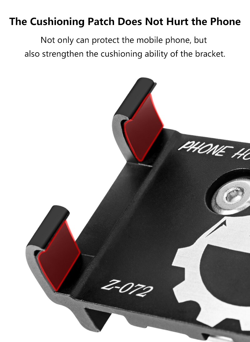 All-aluminum Mobile phone bracket MTB Bicycle Phone Navigation Fixed Bracket bike cell phone holder for iPhone Samsung GPS Bike