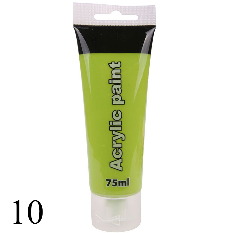 Multicolor pigment 75ml slange akryl pigment til tegning nummer maleri paartist tegning graffiti akryl maling: 10
